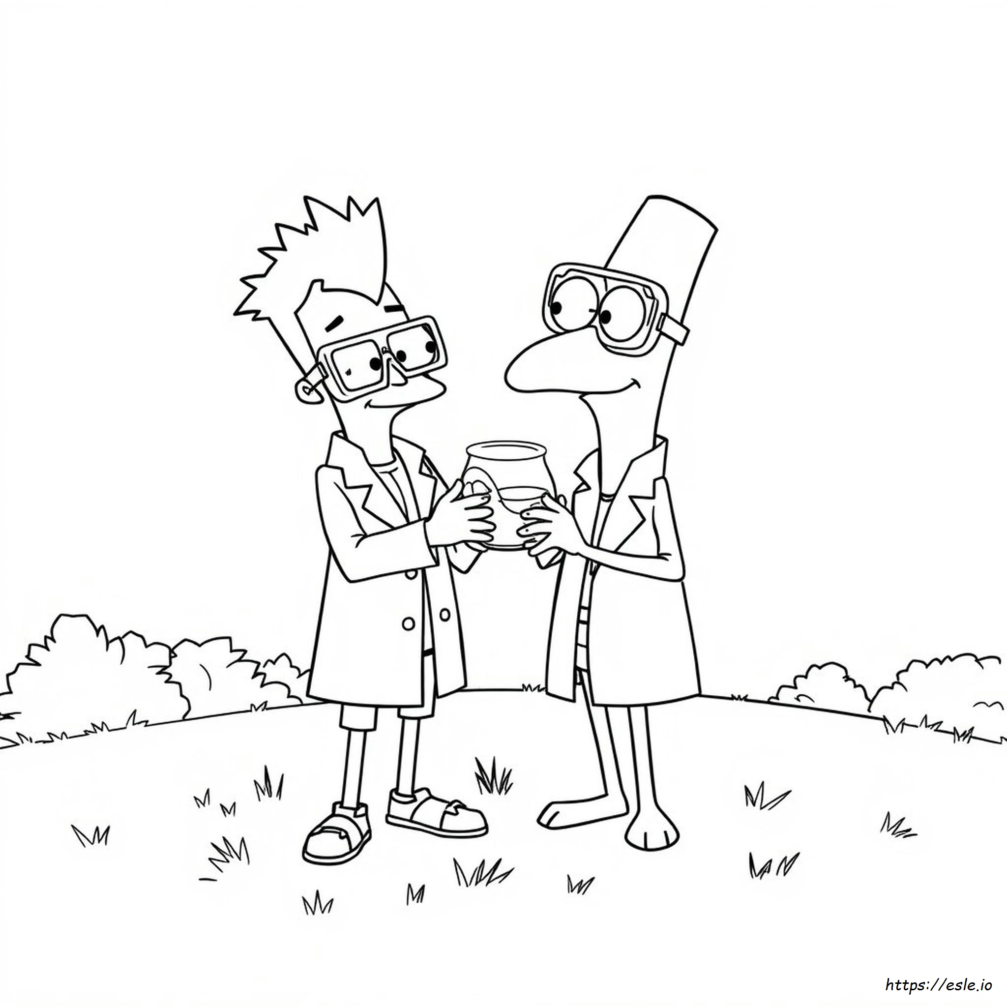 Phineas Ja Ferb Värityskuva