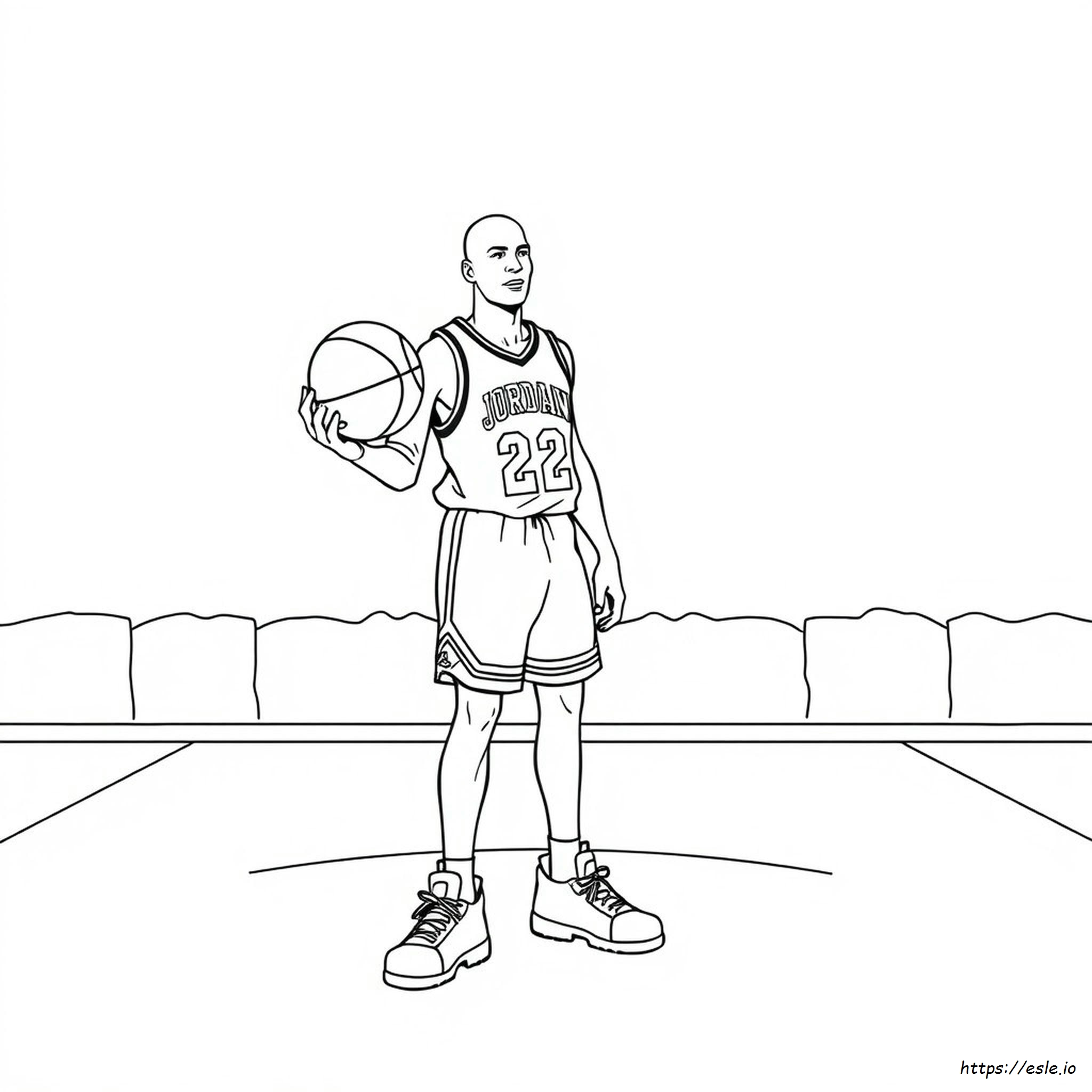 Páginas Para Colorear De Jordan Para Imprimir