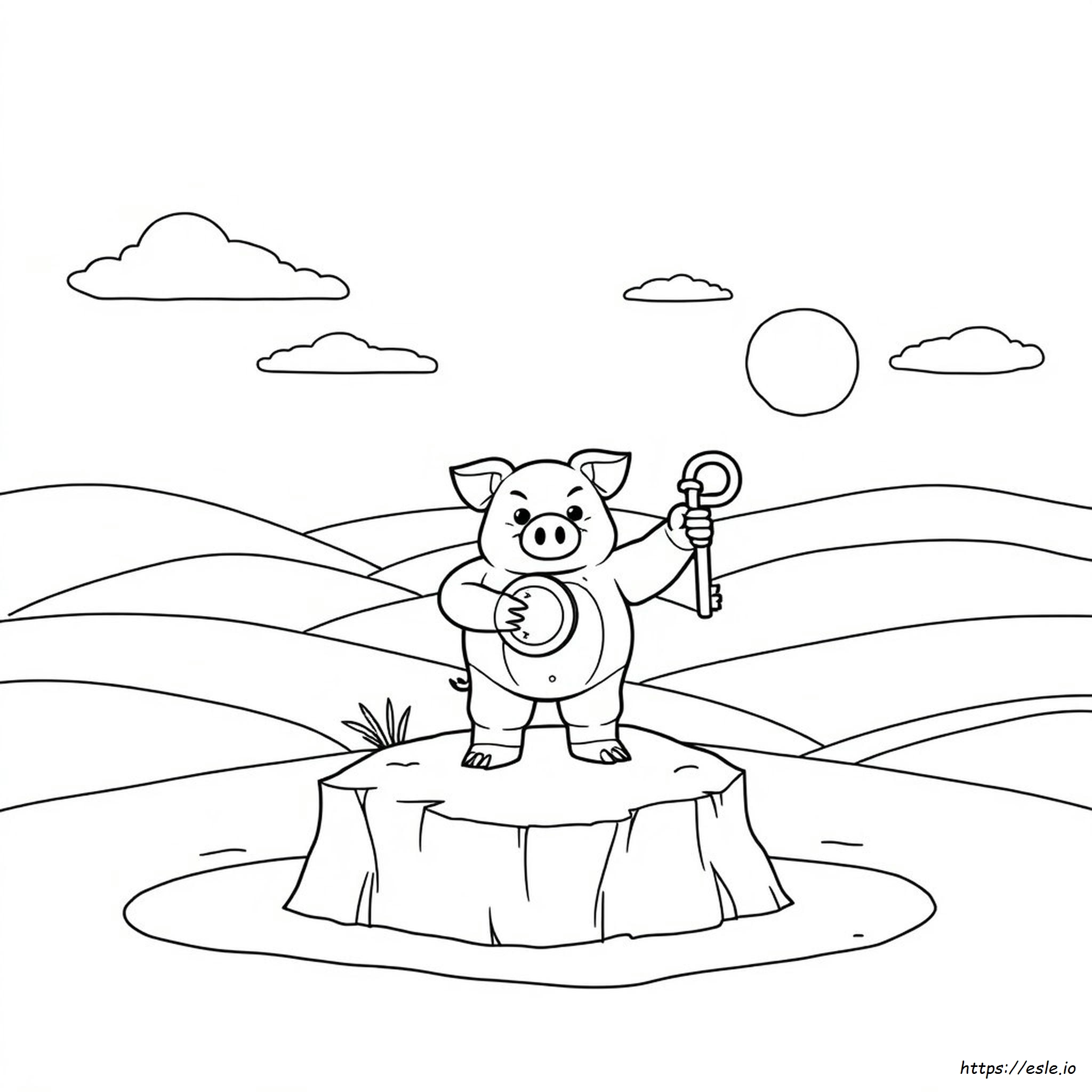 Roblox Piggy Colouring Pages