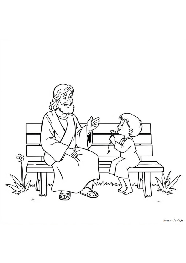 Coloring Pages Of Jesus Loves Me