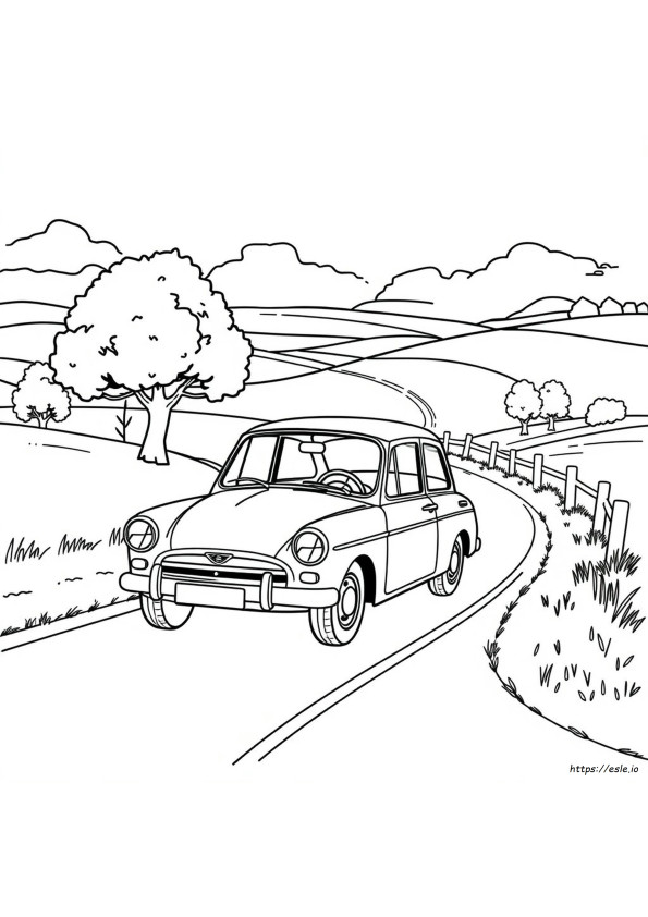 Coloriages Vieille Voiture
