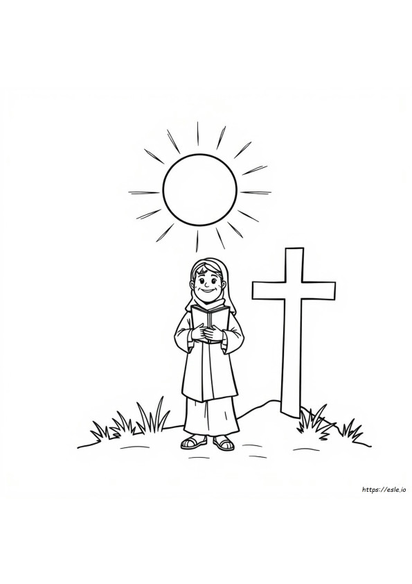 Printable Missionary Coloring Pages
