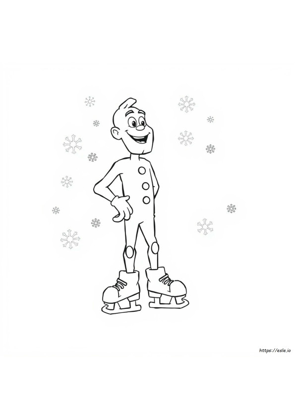 Frozone Mewarnai Gambar