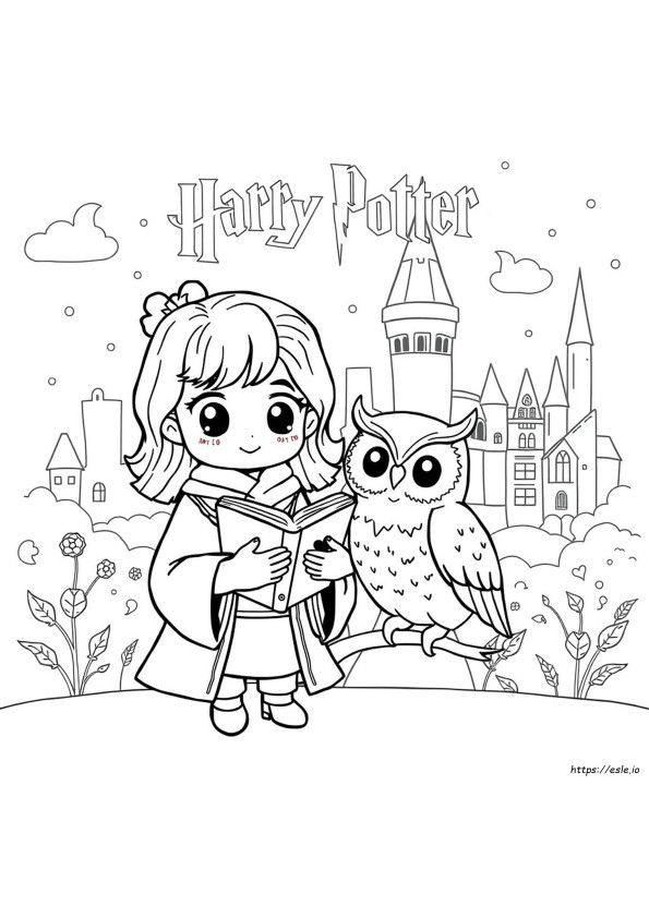 Coloring Pages Disegni Da Colorare Harry Potter Kawaii