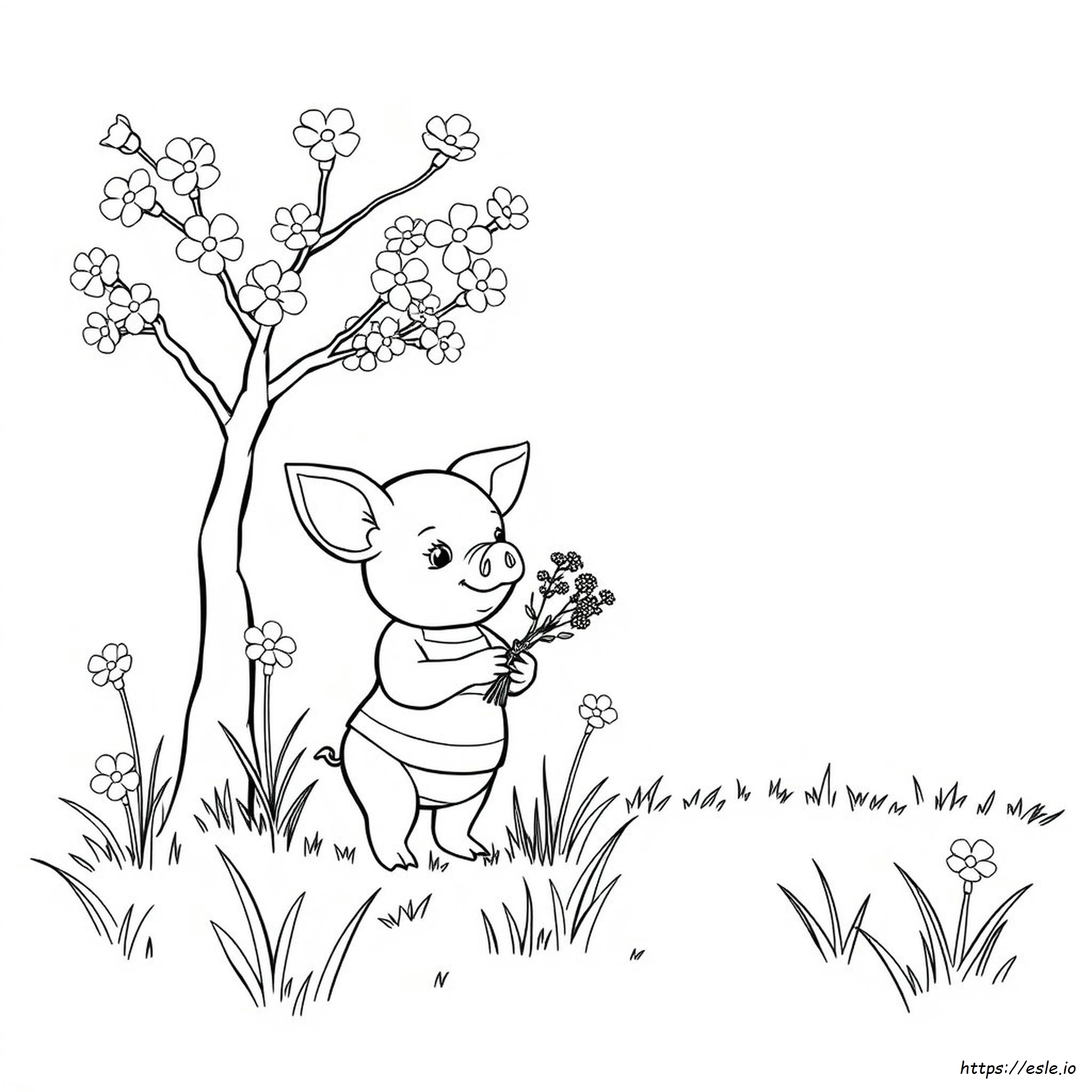 Coloring Pages Of Piglet
