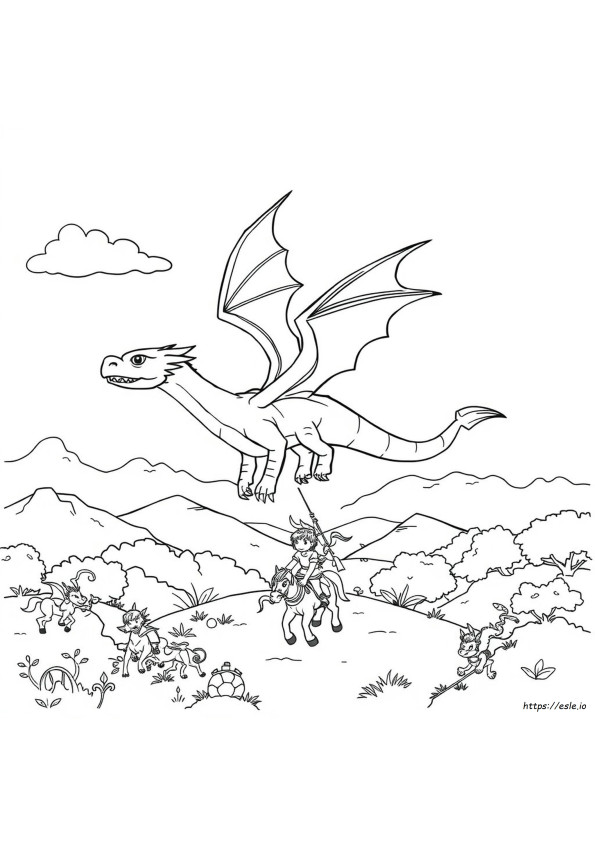 Dragons Rescue Riders Coloring Pages