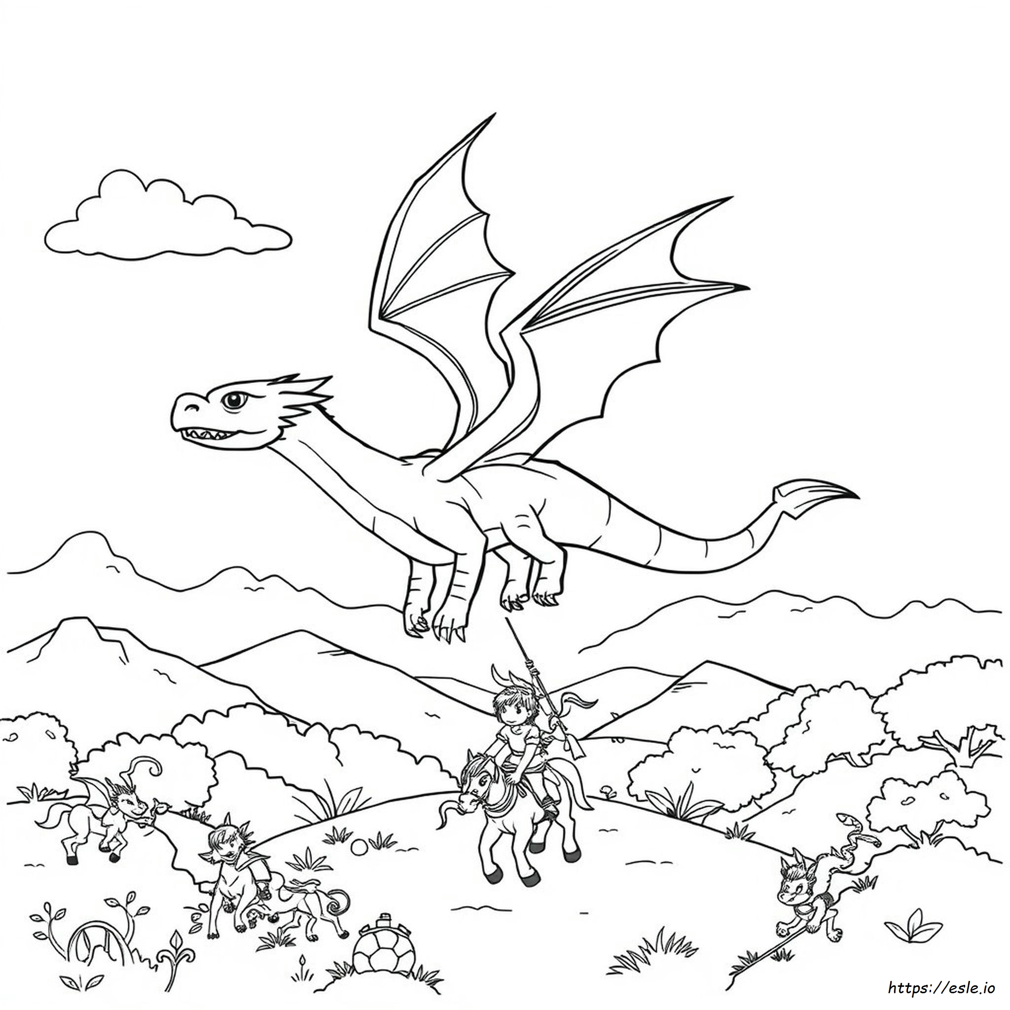 Dragons Rescue Riders Coloring Pages