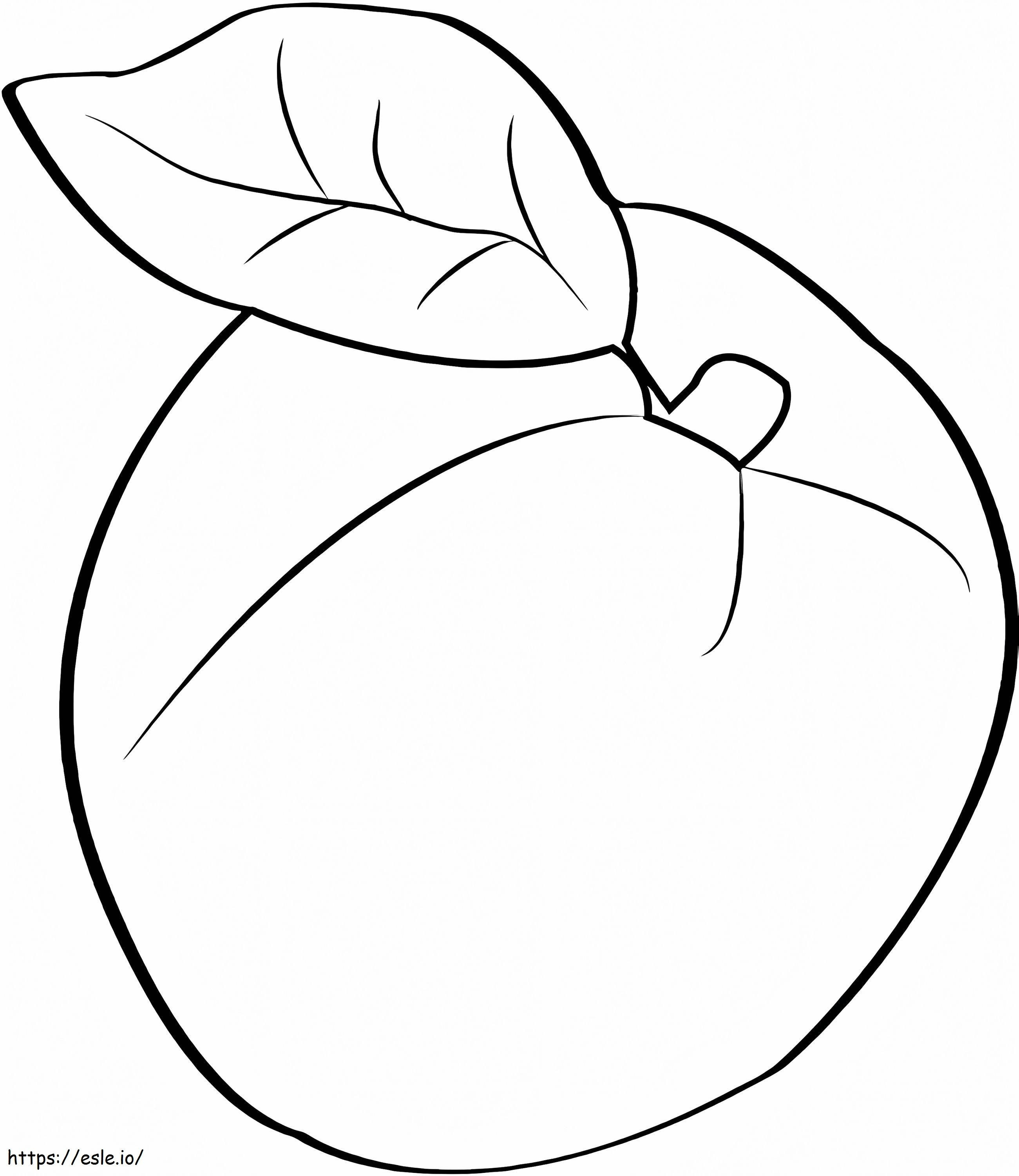 Apricot 4 coloring page