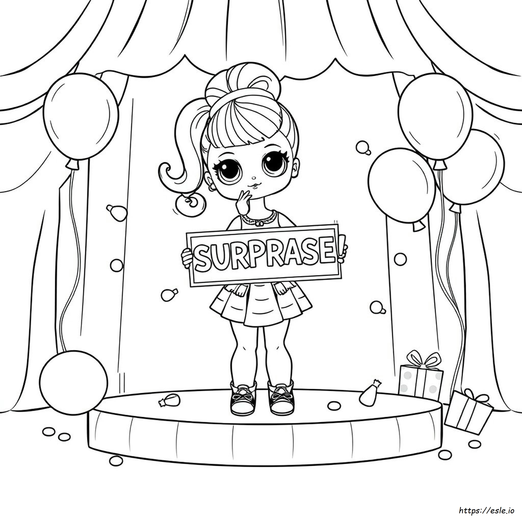Surprise Omg Fashion Lol Omg Doll Coloring Pages