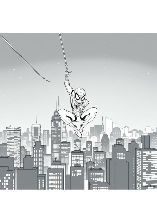 Spider Man Colouring Images