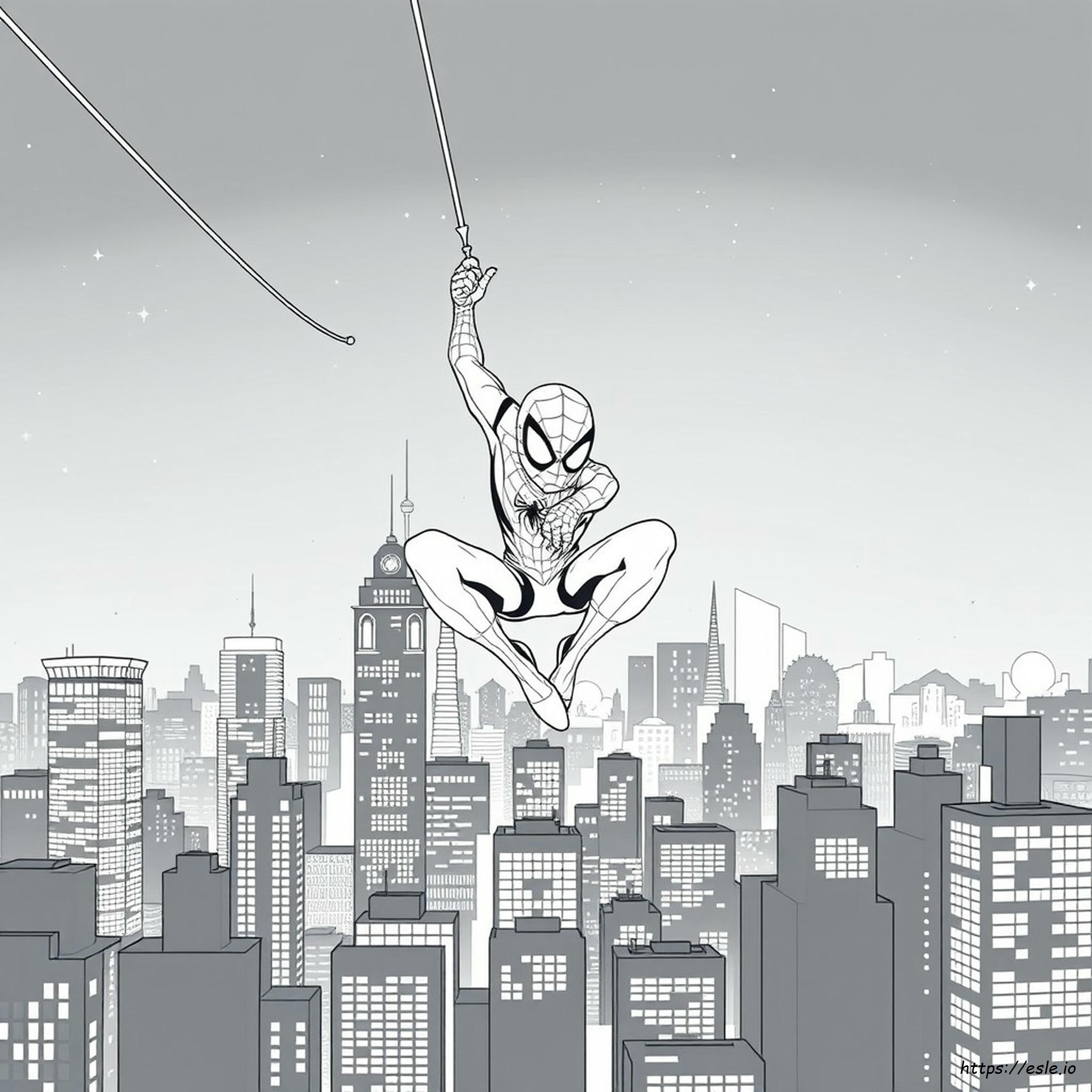 Spider Man Colouring Images