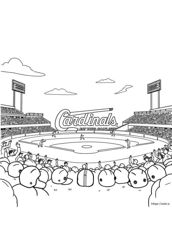 St Louis Cardinals Printable Coloring Pages