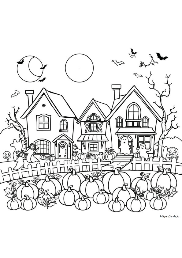 Coloring Pages Of Halloween Stuff