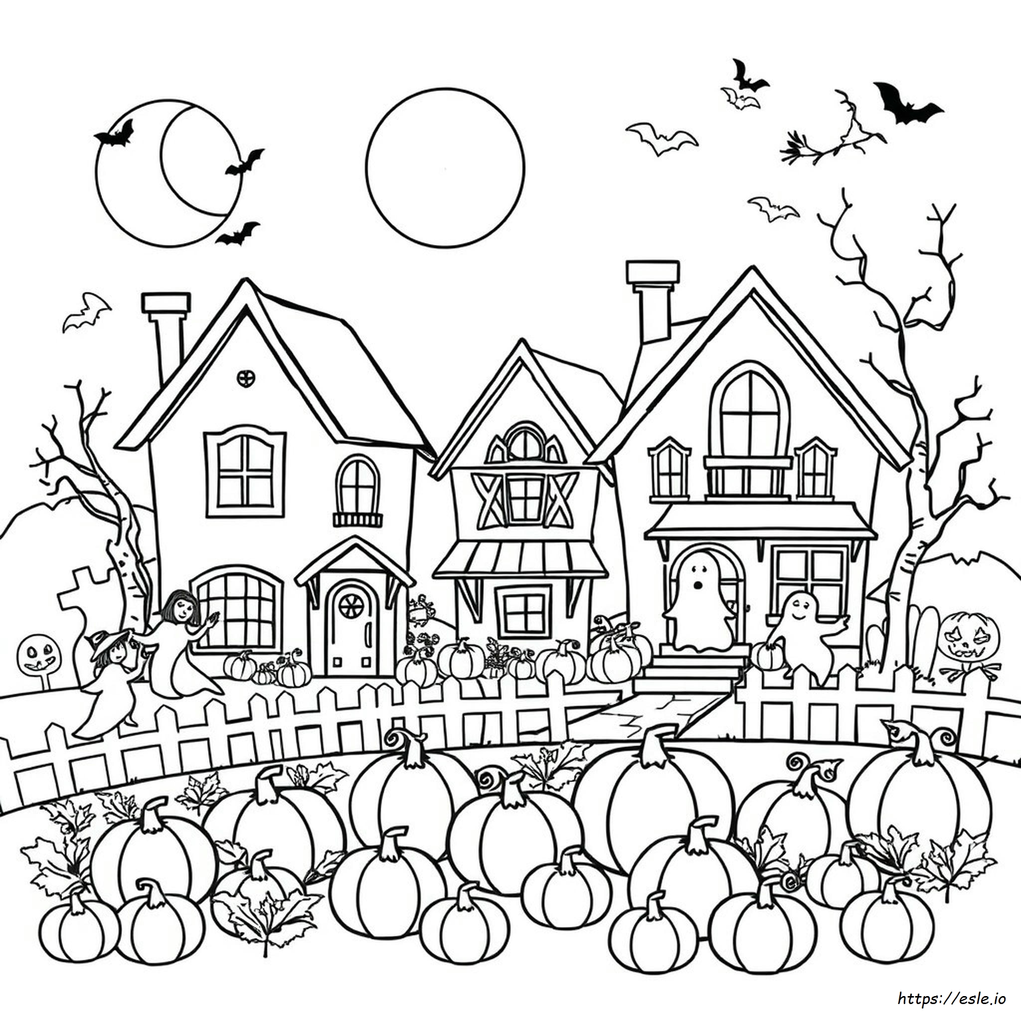 Dibujos Para Colorear De Cosas De Halloween