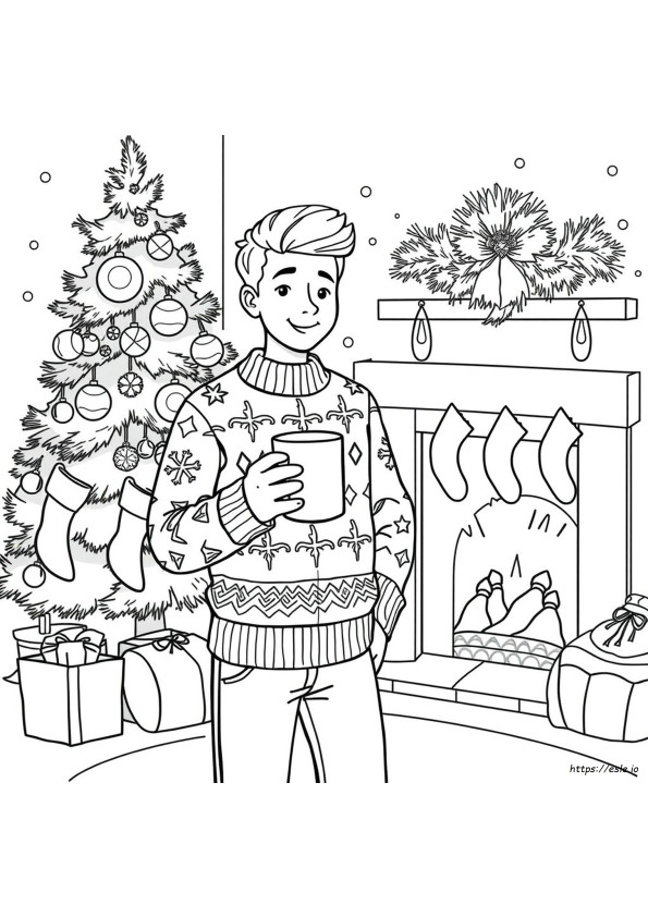 Kerst Kleurplaten Volwassenen Pinterest