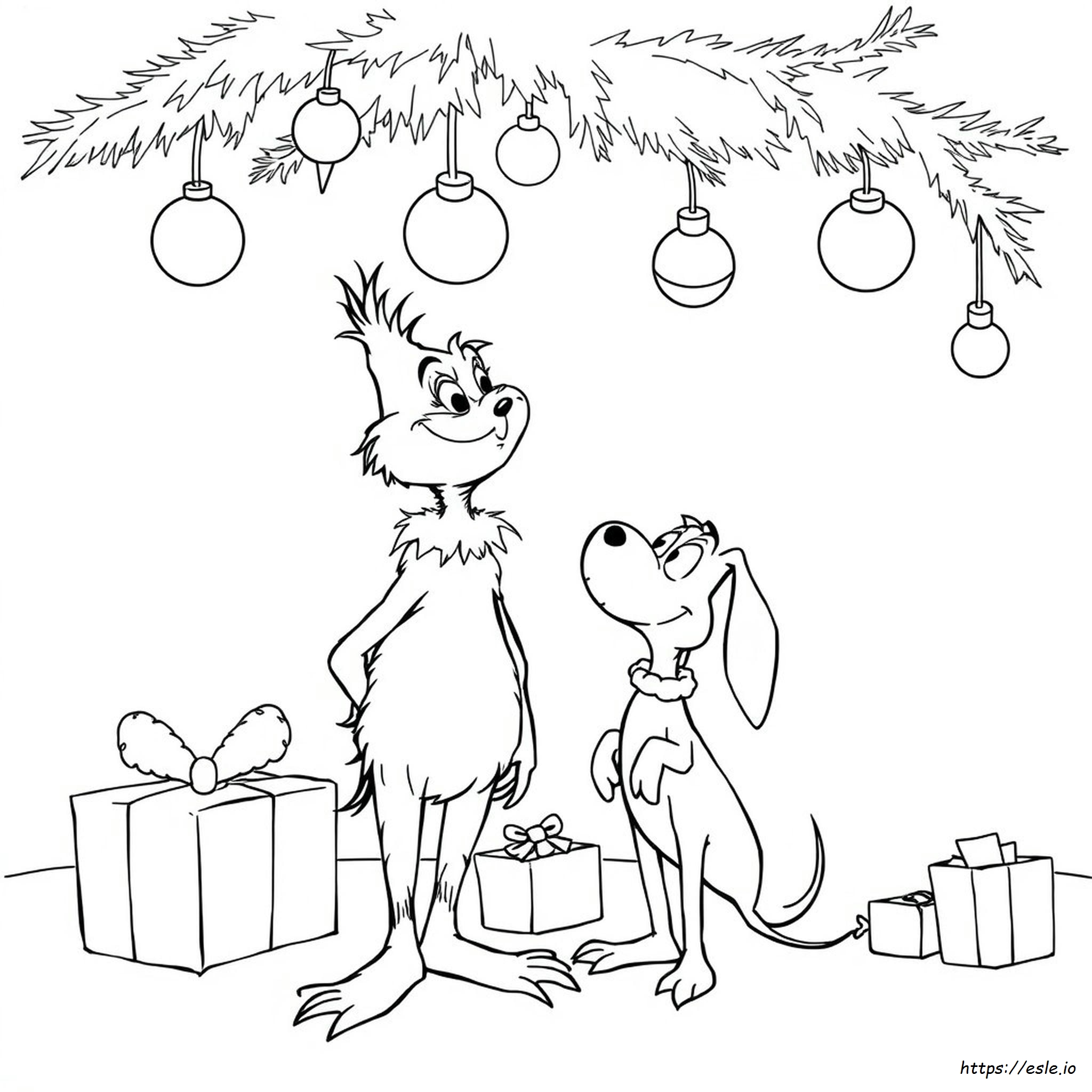 Free Grinch And Max Coloring Pages