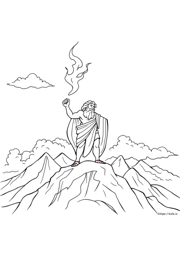Coloriage Zeus