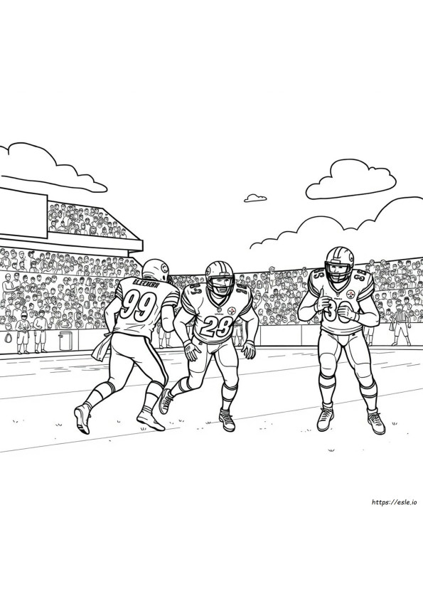 Steelers Coloring Pages Free
