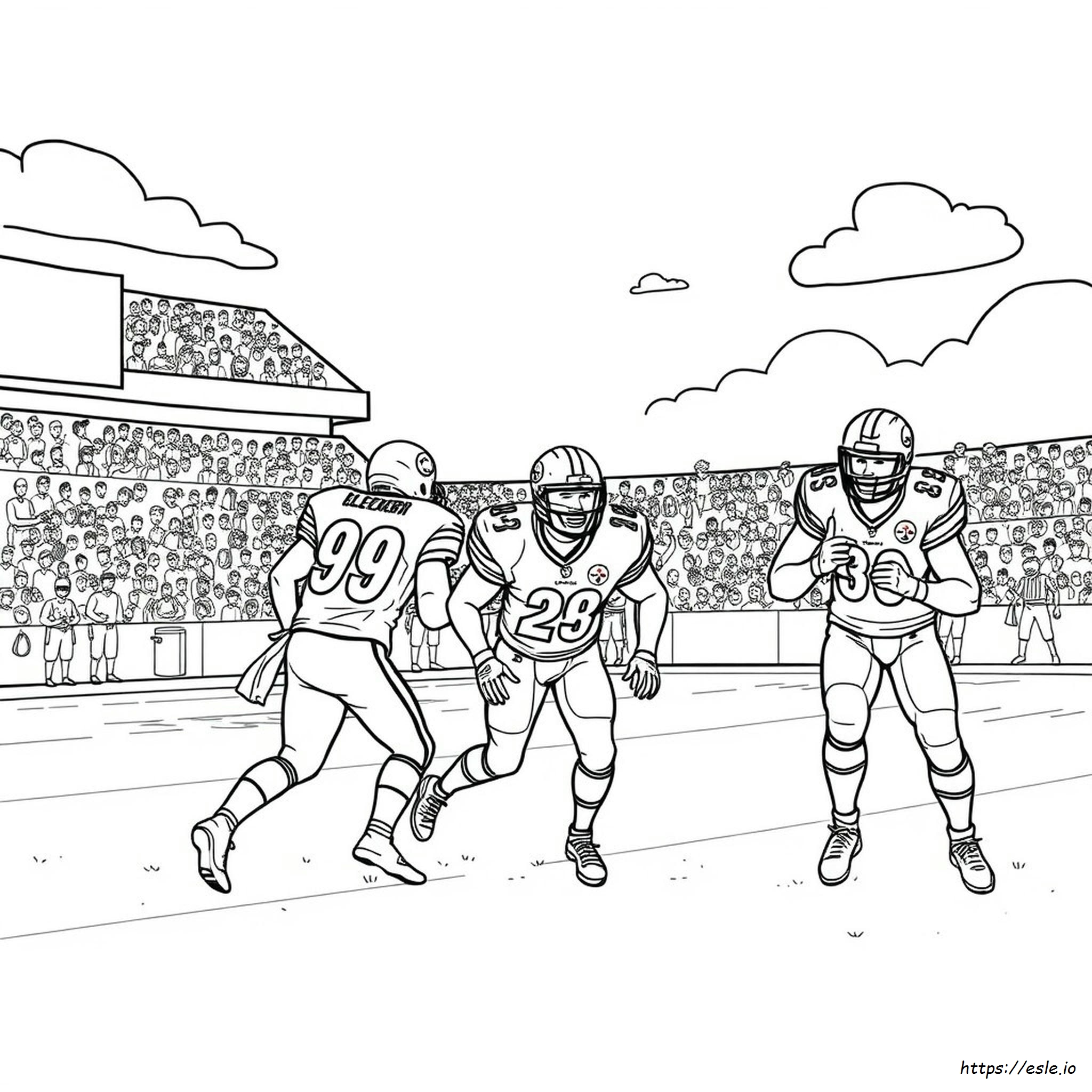 Páginas Para Colorear De Los Steelers Gratis