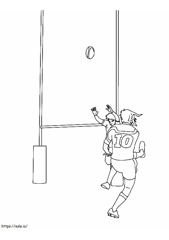 Rugby Sport coloring page