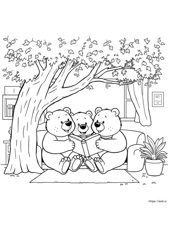 Die Berenstain Bears Ausmalbilder