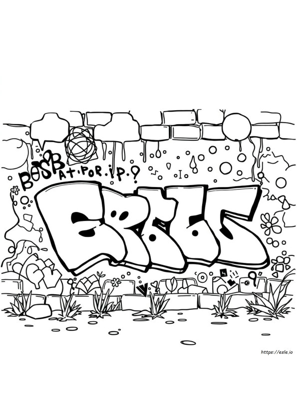 Grafitis Psicodélicos Para Colorear