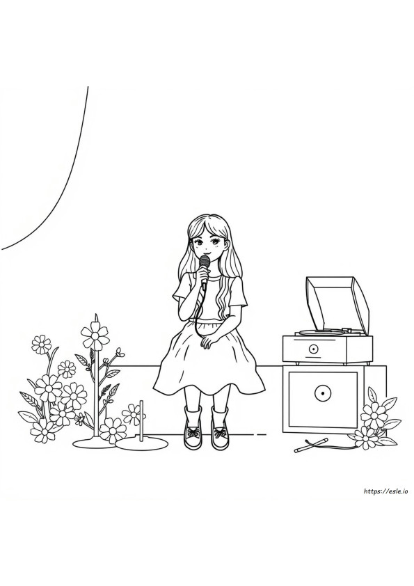 Pagina Da Colorare Dell'album Di Olivia Rodrigo