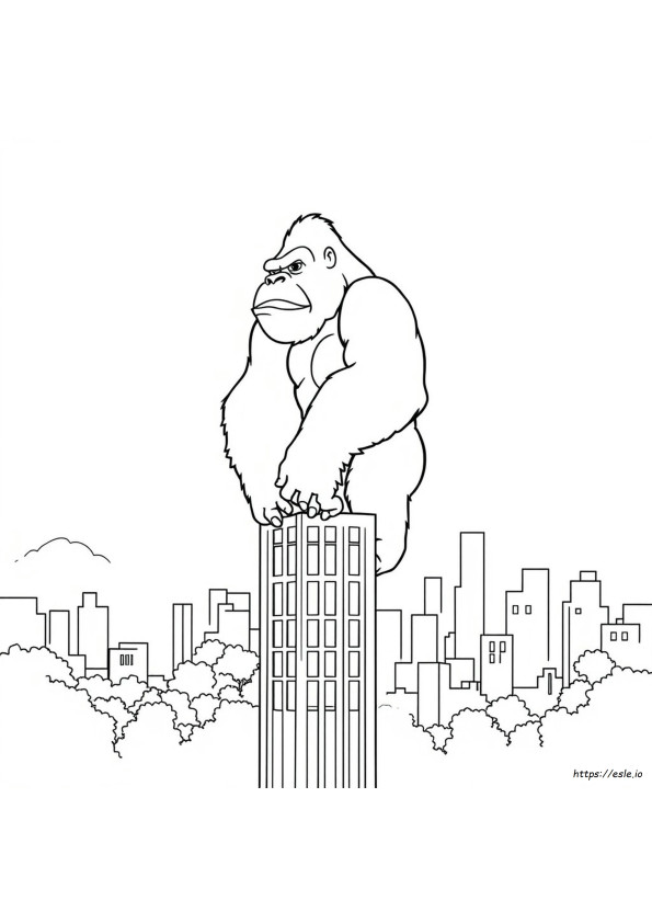 King Kong Colouring