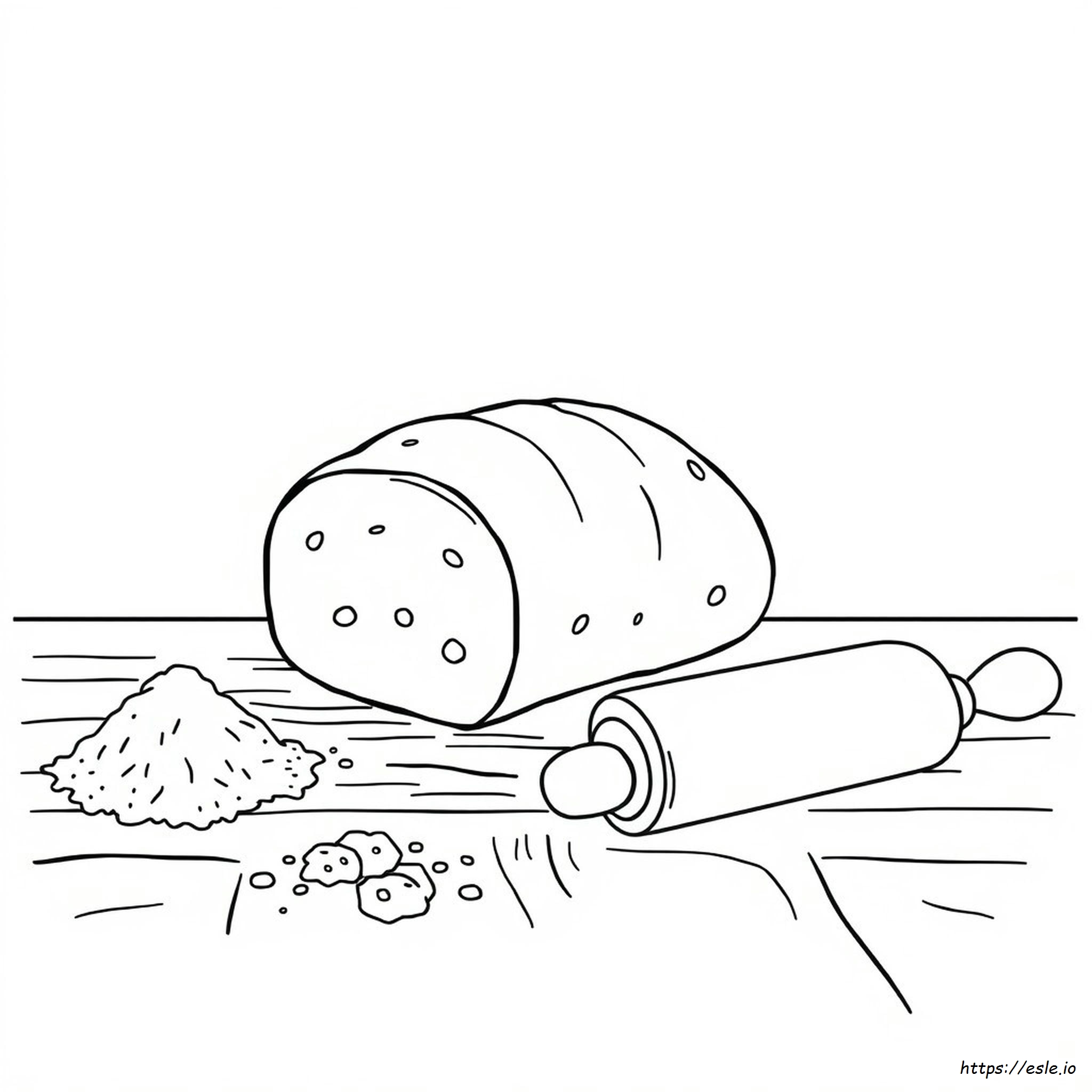 Coloring Picture Of Bread