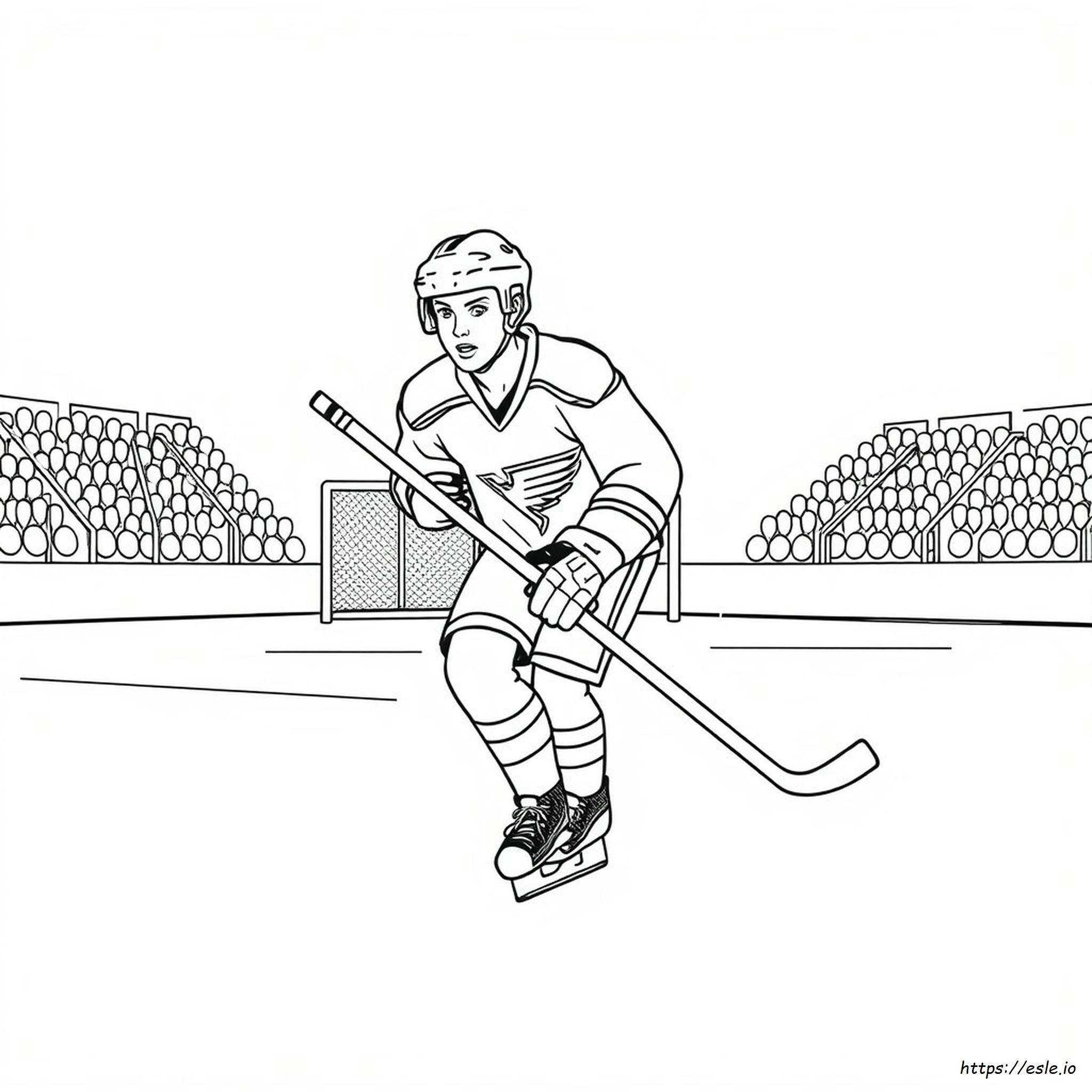 Blues Hokey Boyama Sayfaları