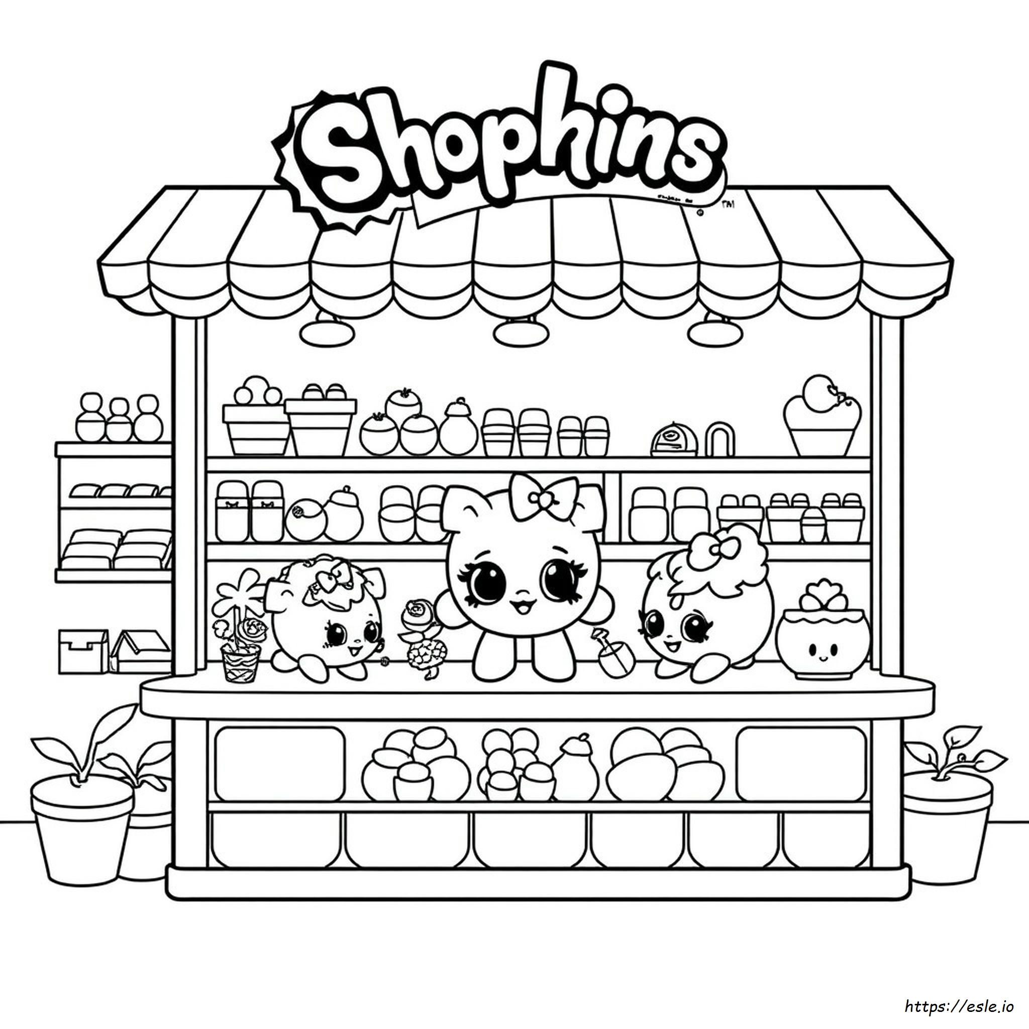 Shopkins Boyama Sayfaları 2. Sezon