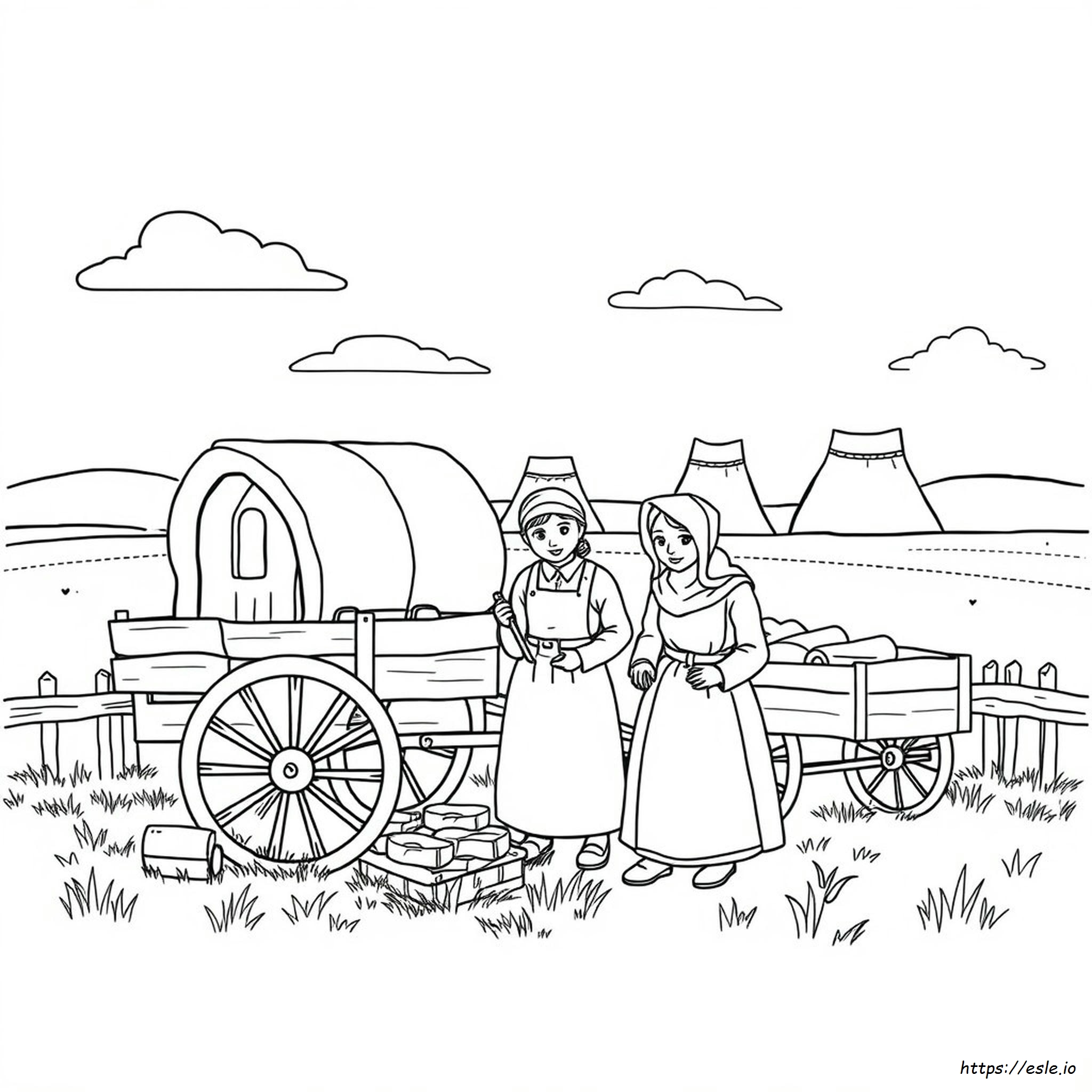 Amish Coloring Pages Free