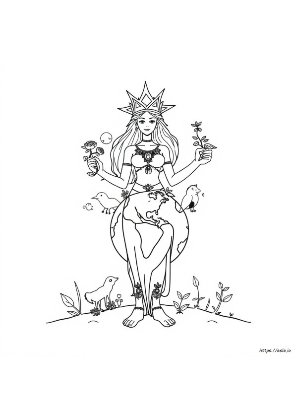 Gaia Coloring Pages