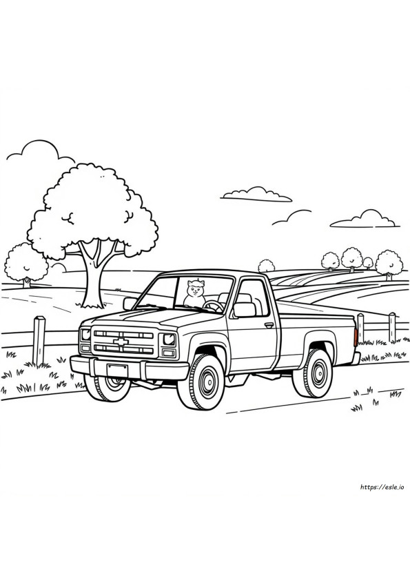 Coloriages Pick-Up