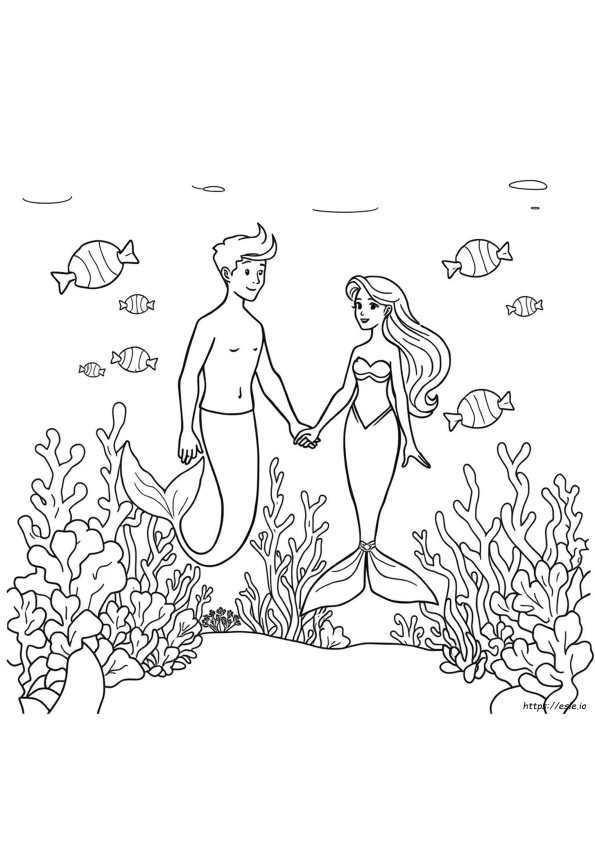 Mermaid Coloring