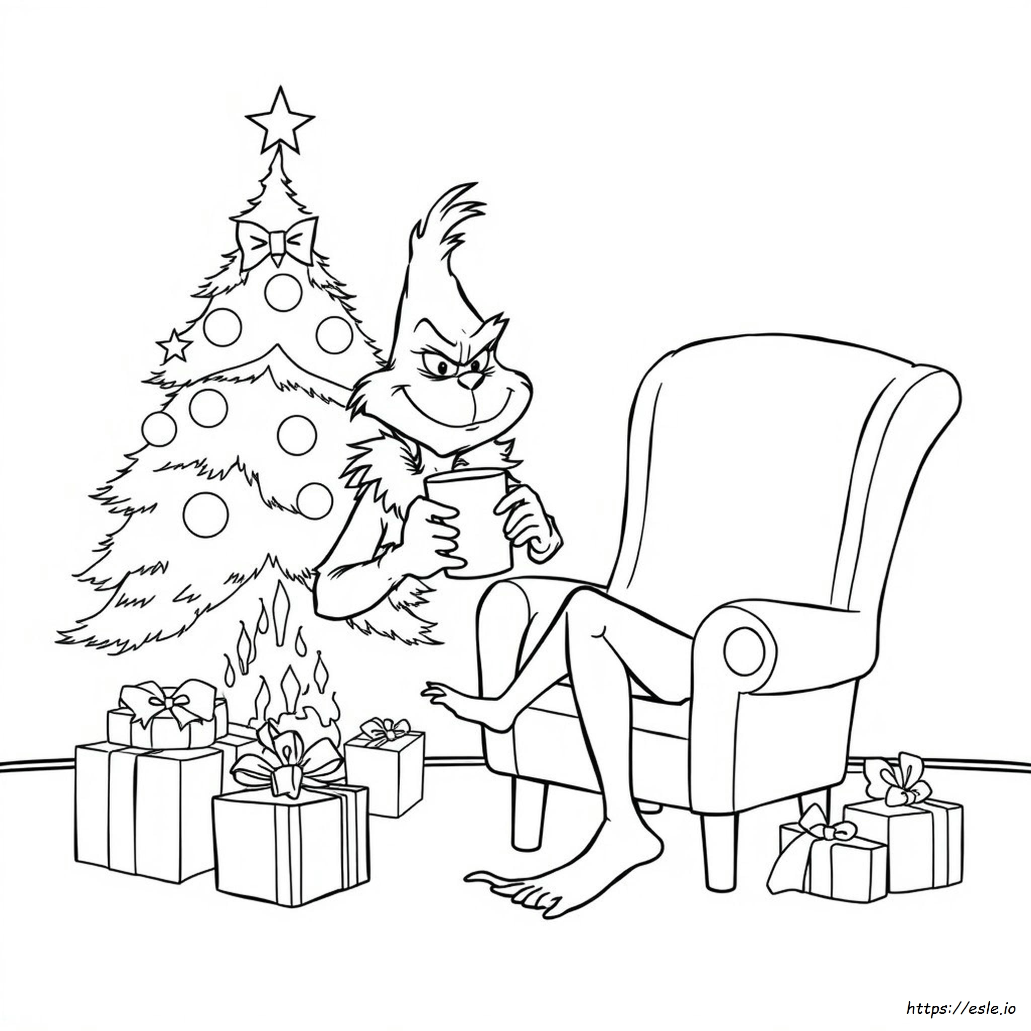Grinch Színező Nyomtatható