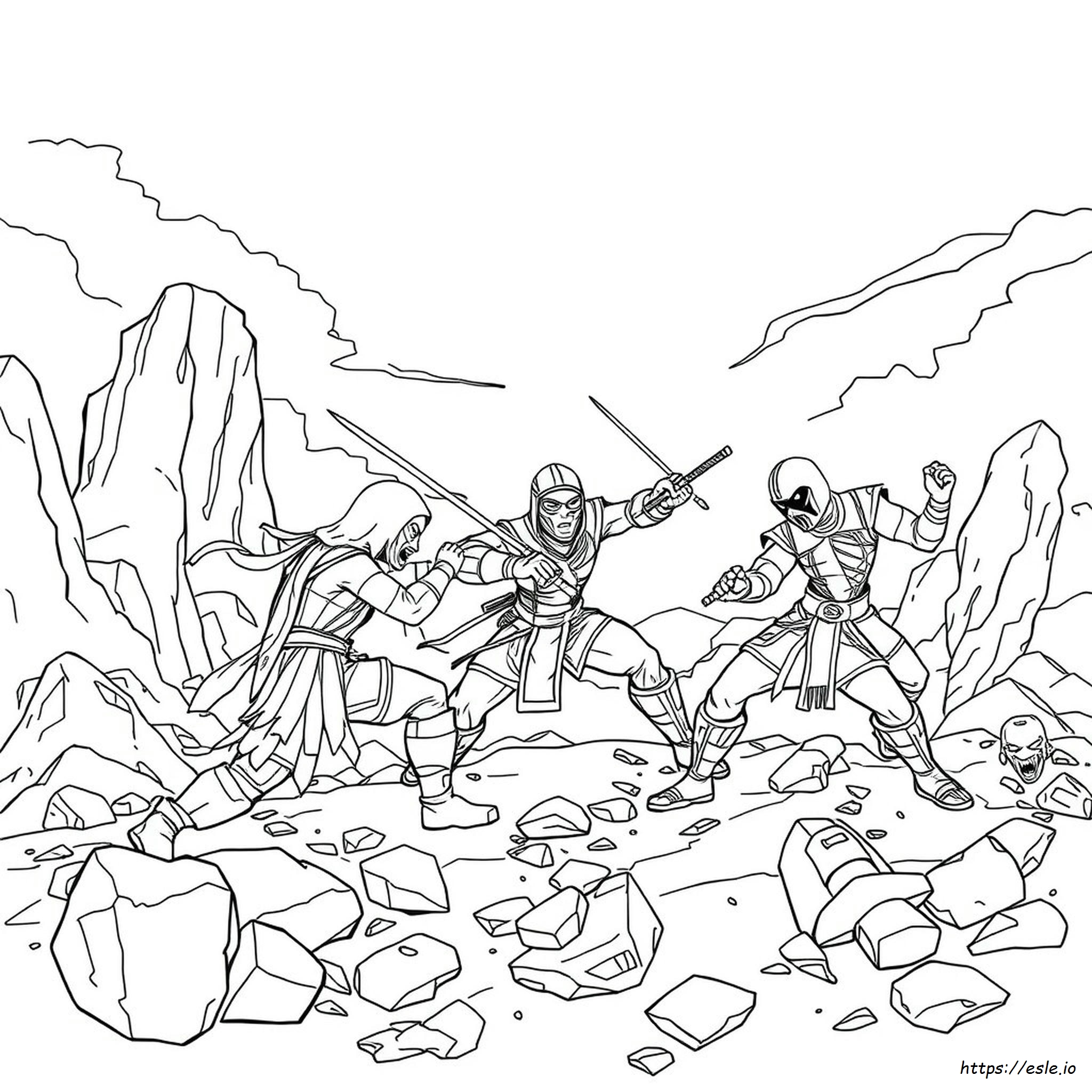 Mortal Kombat Coloring Book