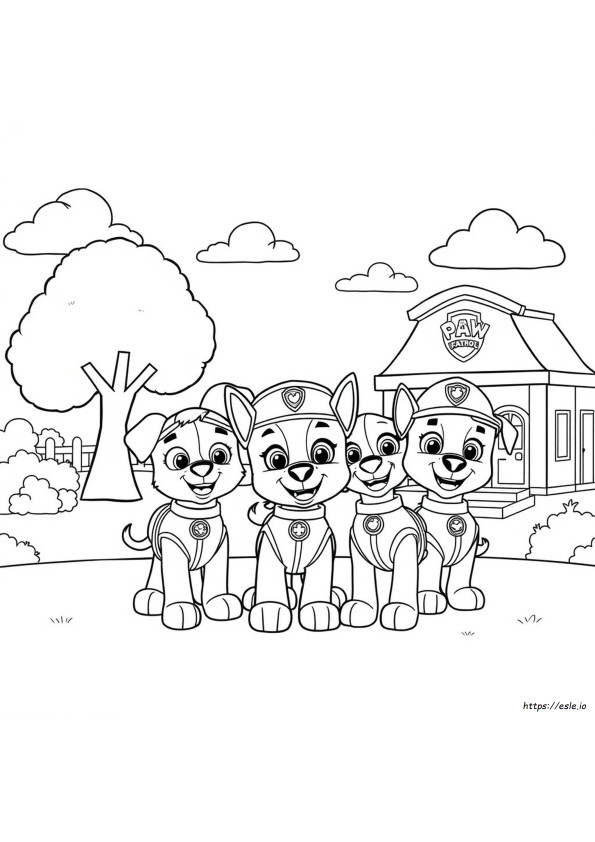 Free Paw Patrol Coloring Sheets