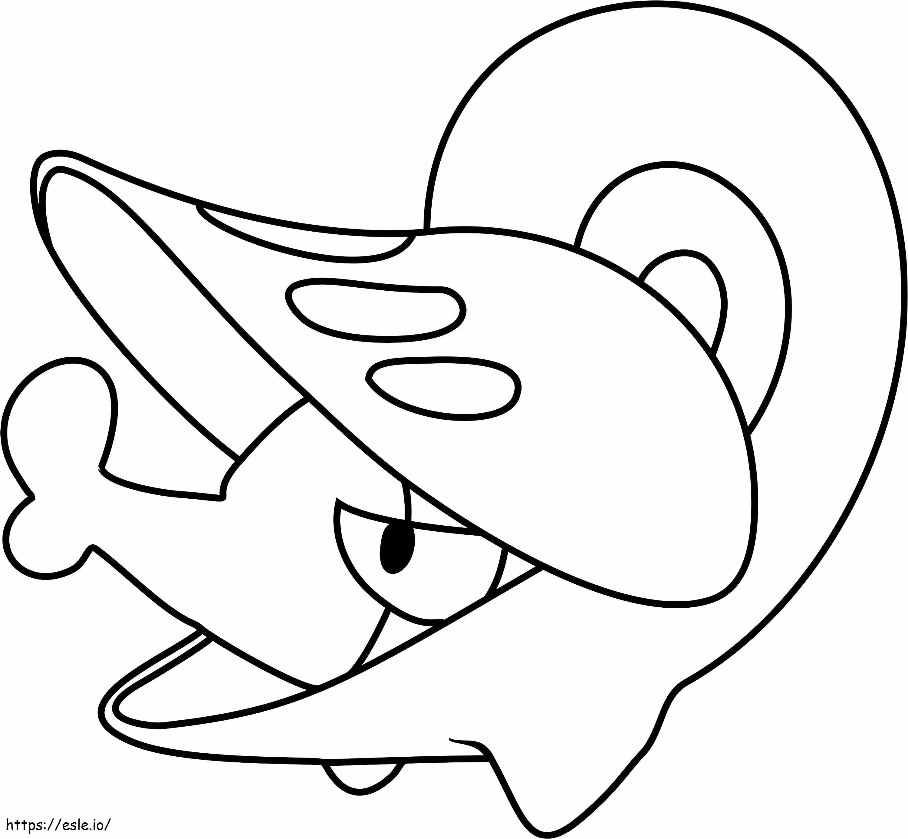 Coloriage  Casque Pokemon1 à imprimer dessin