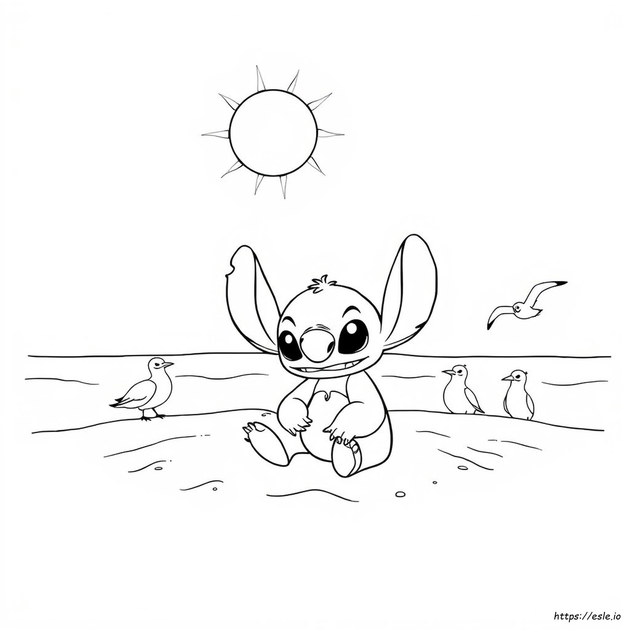 Página Para Colorear De Stitch