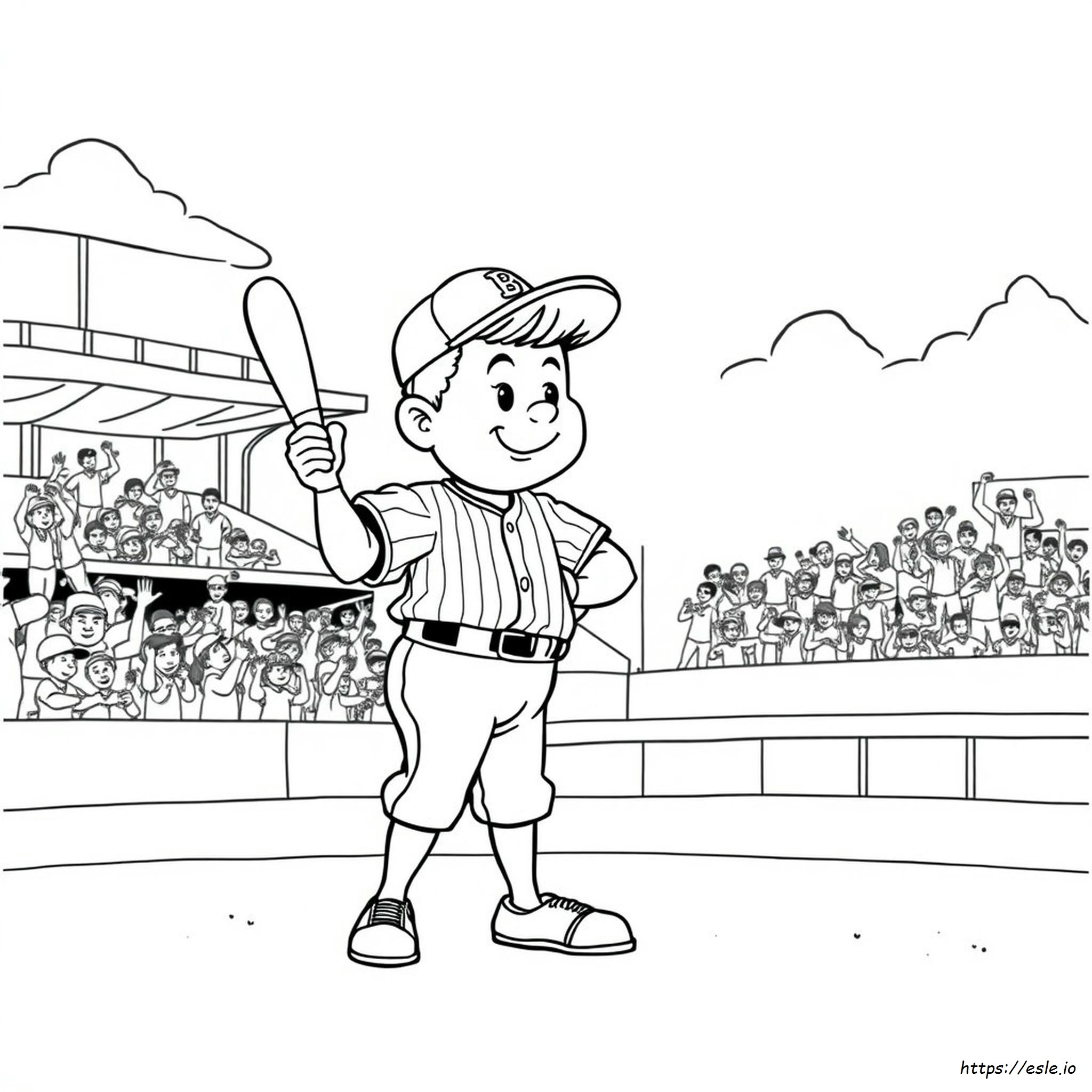 Coloriage Babe Ruth
