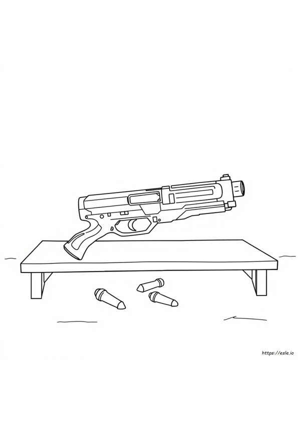 Mudah Nerf Gun Mewarnai Gambar