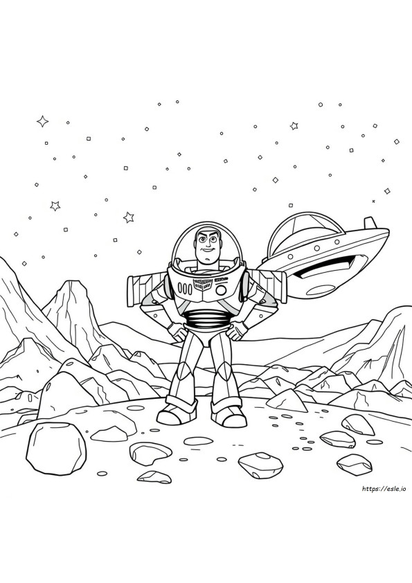 Buzz Lightyear De Colorat Desene