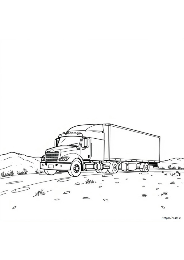 Truk Coloring Pages