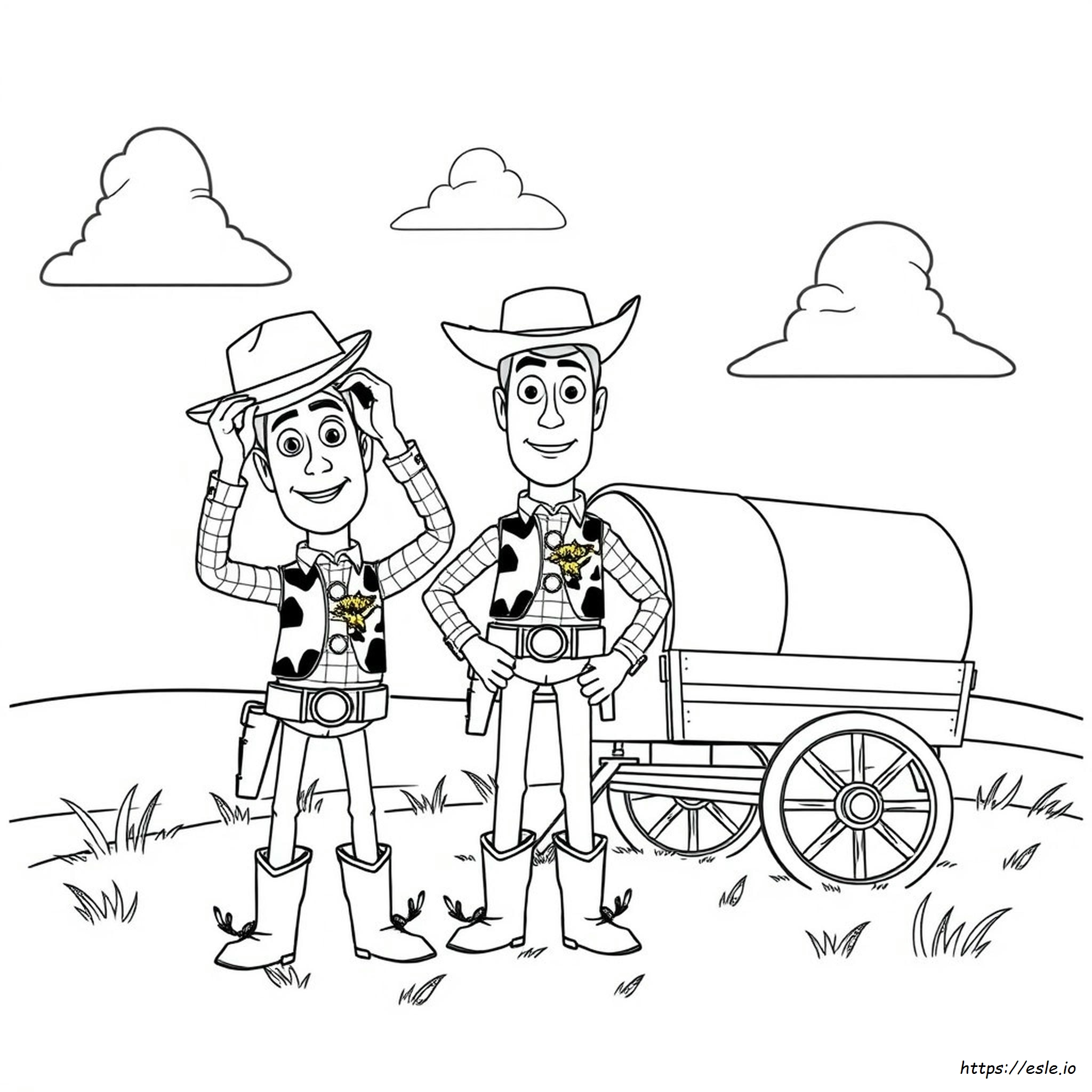 Coloring Page Of Woody