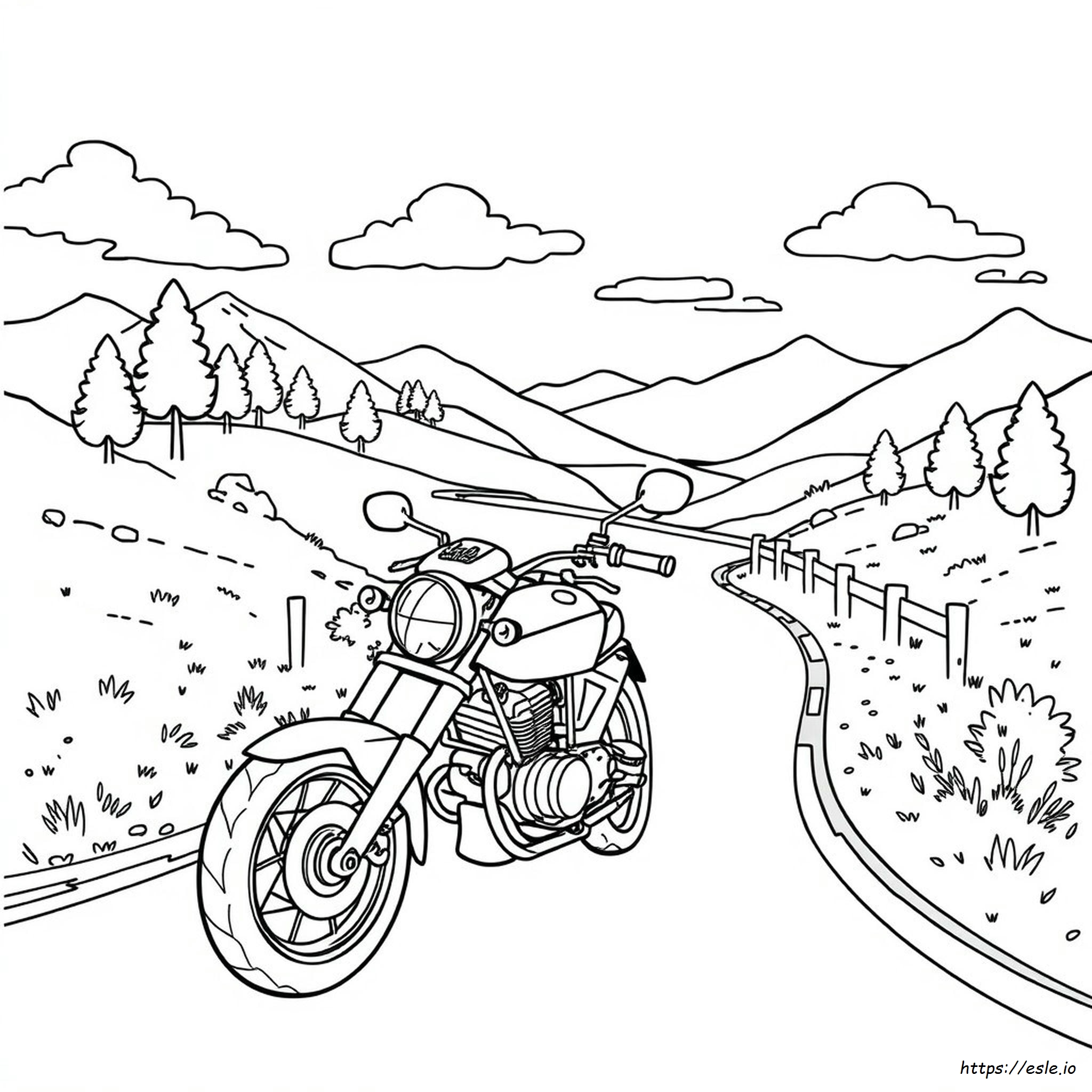 Kolorowanki Motocykle Do Druku