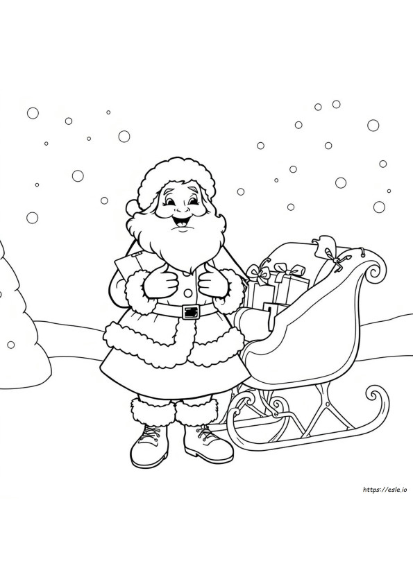 Signora Claus Da Colorare E Stampare