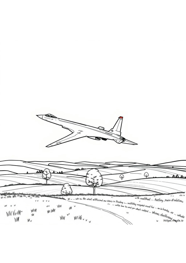 Sr-71 Da Colorare