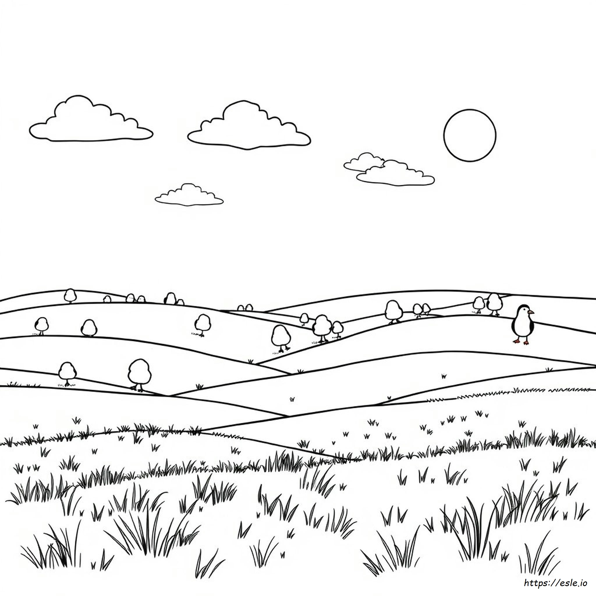 Paisagens Para Colorir