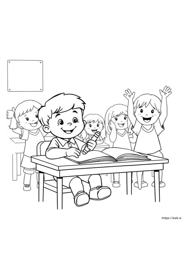 School Coloring Pages For Kindergarten